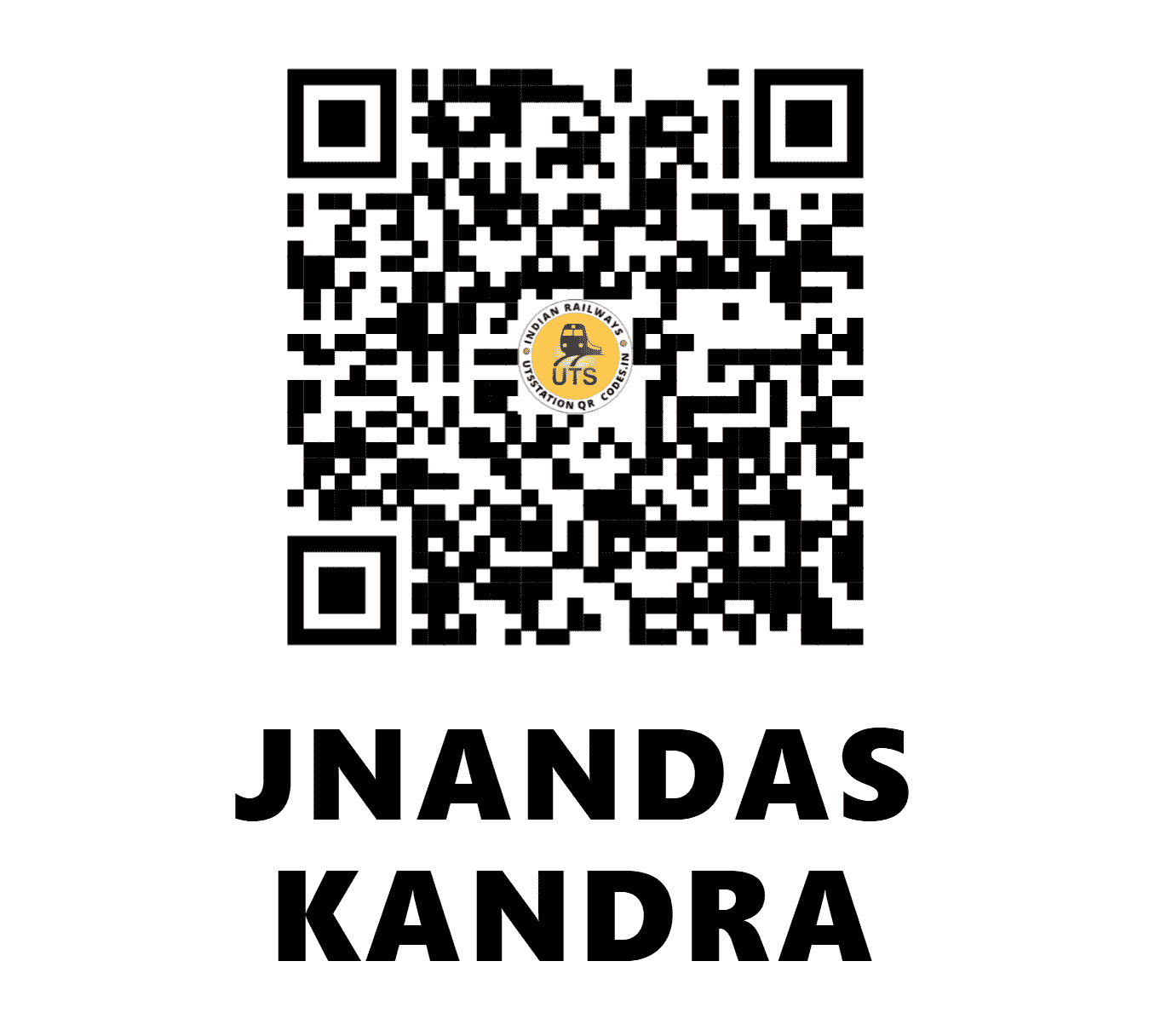 UTS QR Code for JNANDAS KANDRA - GNND - ER (WEST BENGAL)